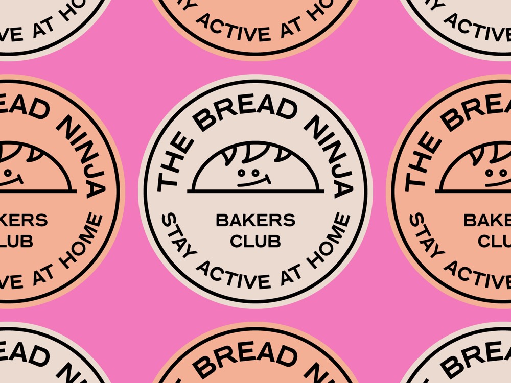 The Bread Ninja Bakers Club stamps